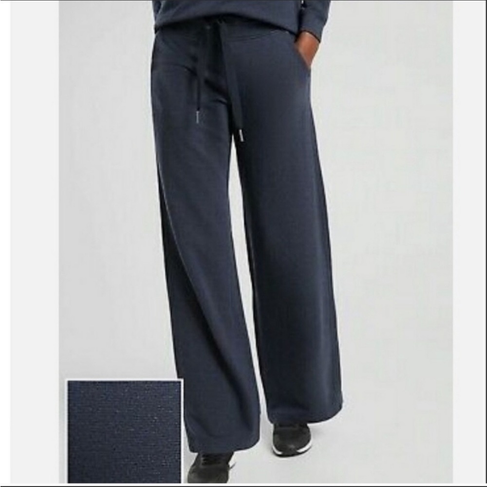 Athleta Balance Printed Pants Navy Size M